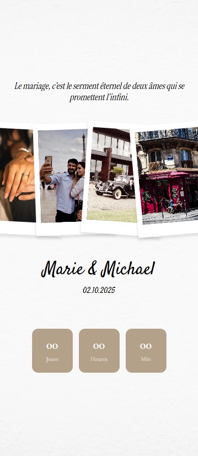 Faire-part Mariage Digital